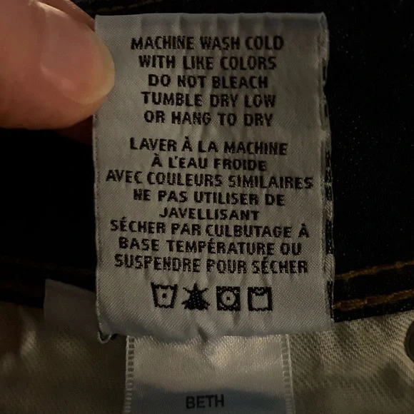 Silver Jeans Co Tuesday Slim Boot Jeans W32 L33 Mid Rise Denim - Picture 4 of 8